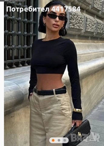 Черна блуза нова 