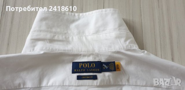 POLO Ralph Lauren Stretch Cotton Custom Fit Mens Size XL ОРИГИНАЛ! НОВО! Мъжка Риза!, снимка 14 - Ризи - 42829418