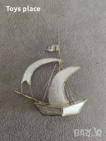 Метална платноходка със седефни платна, снимка 10 - Други - 51461118