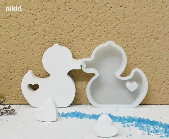 Голямо пате плосък дълбок силиконов молд форма фондан шоколад гипс смола