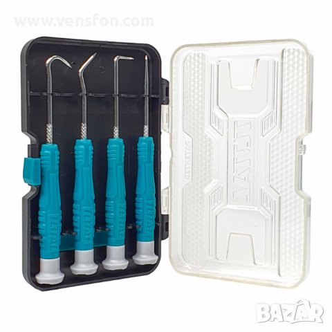 Комплект мини шила и куки TOTAL, 4 части, снимка 7 - Други инструменти - 39880166