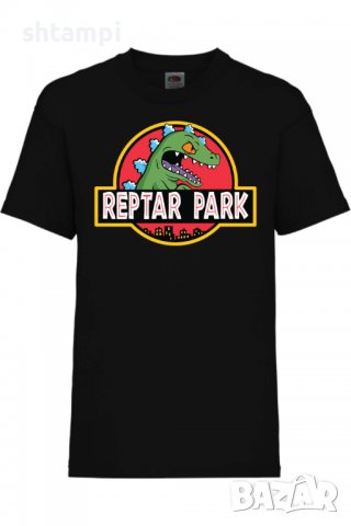 Детска тениска Reptar Park,Игра,Гейм,Геймър,Подарък,Изненада,Повод,Празник,Събитие,Развлечение.