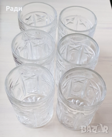 Продавам български чаши масивно стъкло, снимка 7 - Чаши - 35505234