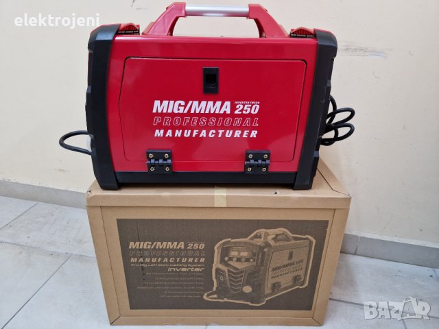 ПРОМОЦИЯ! Електрожен + Телоподаващо MIG -MMA -250Ампера MAX PROFESSIONAL- Телоподаващ апарат , снимка 7 - Други машини и части - 27106887