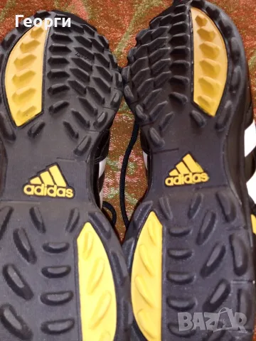 Adidas в черно, бяло и златно за спортивни хора, снимка 6 - Маратонки - 55952923