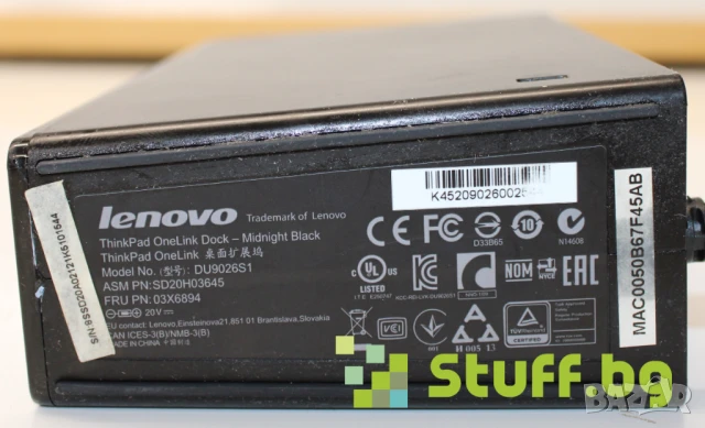 Докинг станция Lenovo ThinkPad OneLink Dock, снимка 4 - Лаптоп аксесоари - 51140280