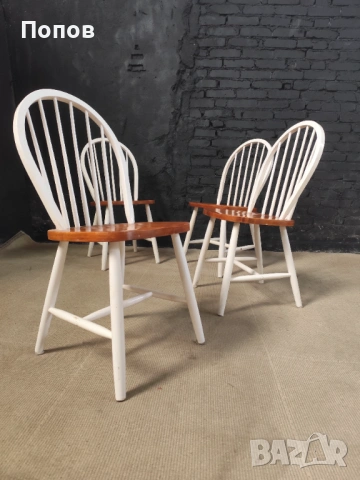 столове Windsor от Роуд Айлънд в бяло, снимка 2 - Столове - 53343636
