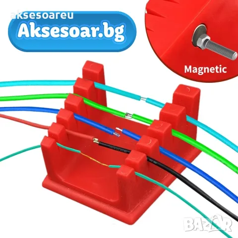 Пластмасов нов държач за запояване на проводници за кабели 30AWG-12AWG с 5 степени на регулиране, снимка 17 - Поялници и запояване - 56213533