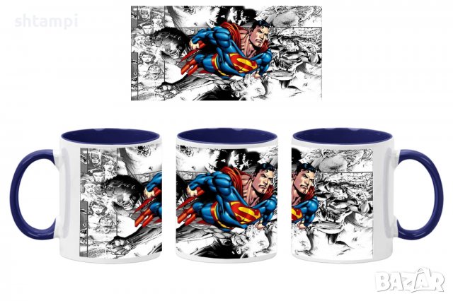 Чаша DC Superman 03,Керамична Чаша, Кафе Чай, Игра,Изненада,Подарък,Повод,Празник,Рожден Ден, снимка 4 - Чаши - 38512437