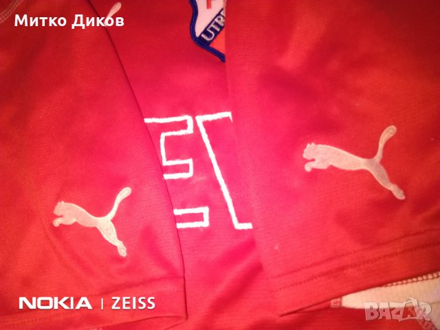 Утрехт Холандия футболна тениска с три подписа размер М, снимка 2 - Футбол - 31762215