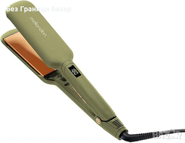 Нова Широка Преса за Коса mdlondon PHAT – Идеална за Гъста и Дълга Коса, снимка 8 - Преси за коса - 49963000