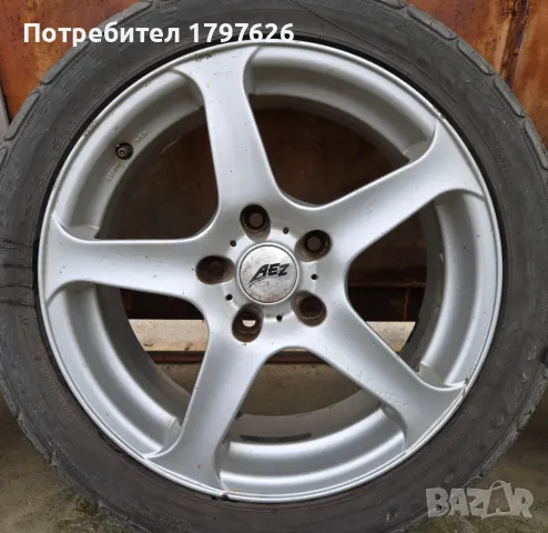 Джанти AEZ 17 5x120, снимка 4 - Гуми и джанти - 49708424