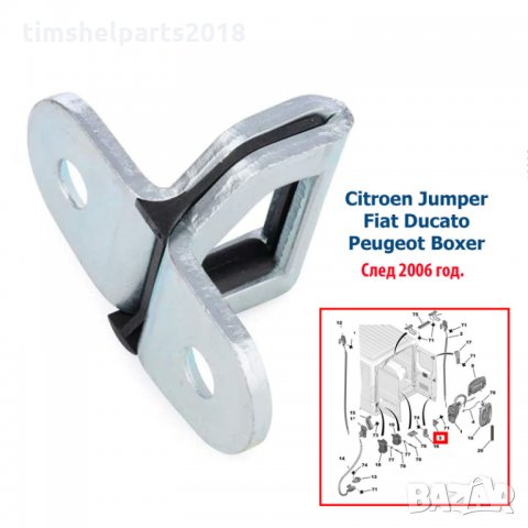 Скоба за ключалка багажник за Fiat Ducato, Citroen Jumper, Peugeot Boxer след 2006, снимка 2 - Части - 33737417