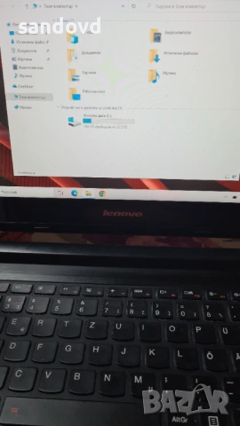 Лаптоп LENOVO FLEX 2-14 тьчскрин цена 130евро, снимка 4 - Лаптопи за дома - 53928574