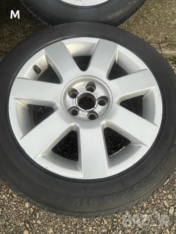Джанти 16" 5х100 с гуми 205/55/16 Skoda,VW,Seat,Audi, снимка 7 - Гуми и джанти - 52342802