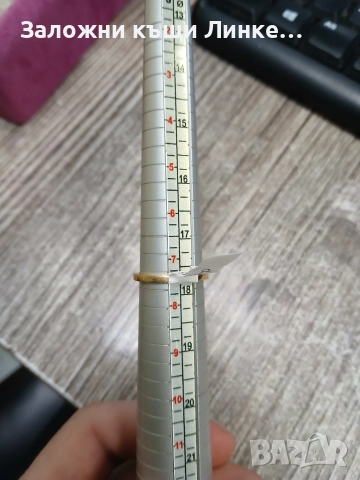 Нов Златен Пръстен Кръст 2.16гр., снимка 4 - Пръстени - 52709562