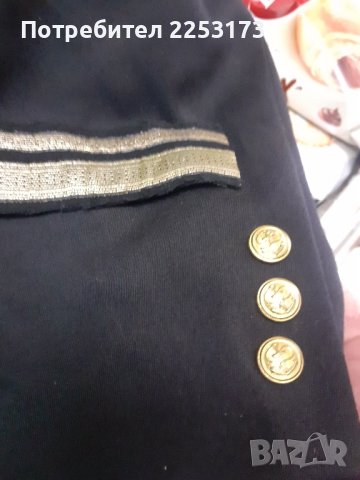 Сако офицер военноморски сили, снимка 4 - Антикварни и старинни предмети - 44214726