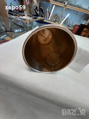 Сребърна немска чаша(предизборна кампания на фюрера), снимка 11 - Антикварни и старинни предмети - 52524475