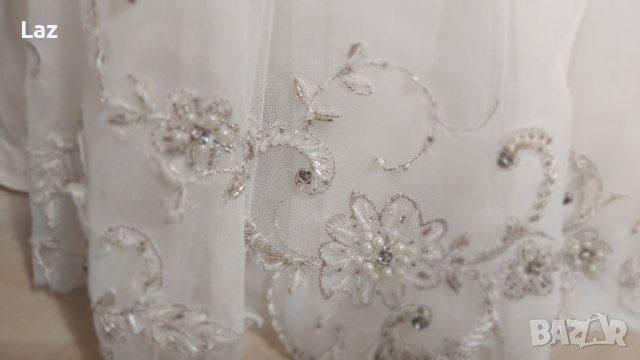 бюджетна сватбена булчинска рокля с обем, снимка 10 - Сватбени рокли - 42101888