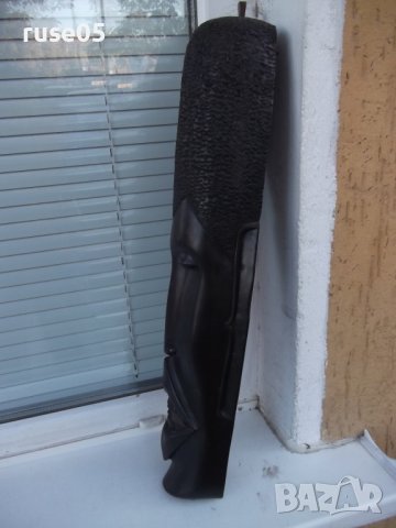 Маска африканска от тежко дърво, снимка 3 - Други ценни предмети - 38485725