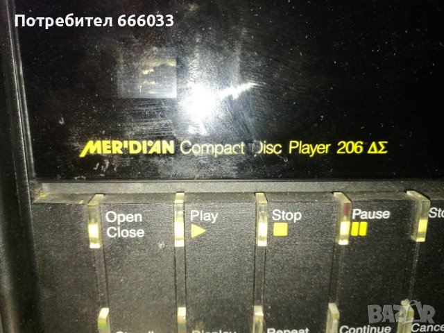 Meridian 206 ds CD player, снимка 2 - Аудиосистеми - 42809200