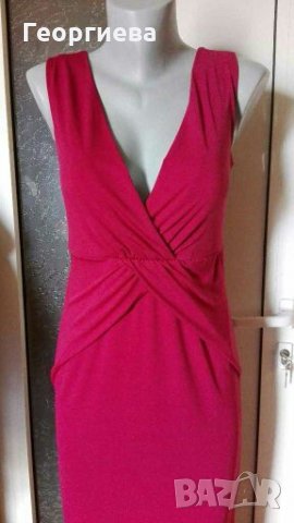 Дълга еластична рокля с цепка👗🍀S,M, L👗🍀арт.355, снимка 2 - Рокли - 29809538