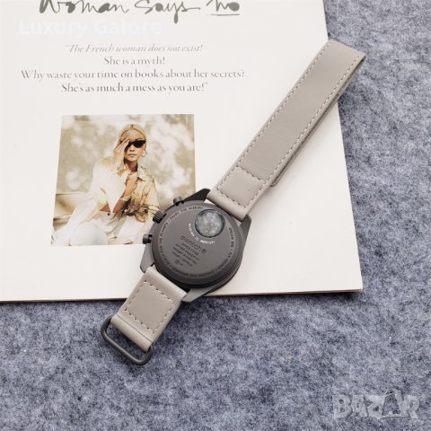 Мъжки часовник OMEGAxSwatch MISSION TO Mercury с кварцов механизъм, снимка 6 - Мъжки - 38512641