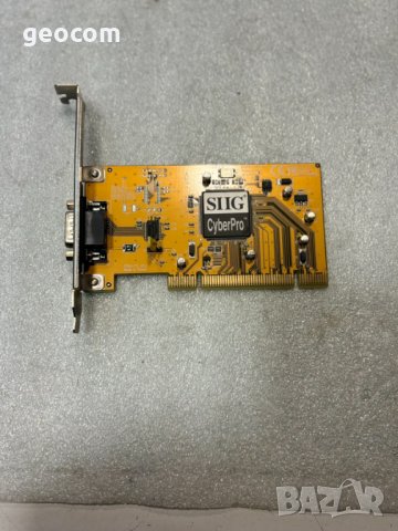 SIIG Single Port (16550) Serial Adapter 1 x 9-pin DB-9 RS-232 Serial