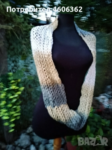 ръчно изработени шалове, снимка 5 - Шалове - 52116902