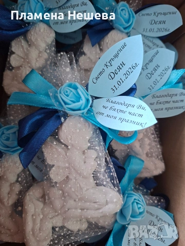 Подаръце за кръщене, ангелчета в тюл!