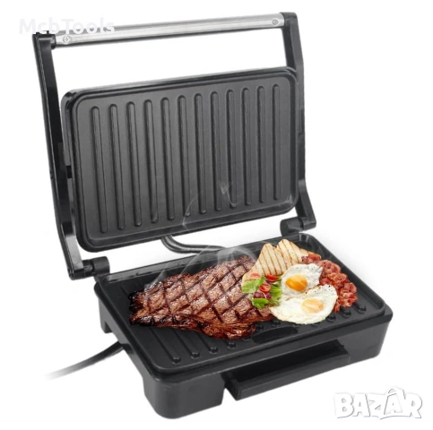 Електрическа грил скара с незалепващи плочи – Sandwich Maker 850W Sokany