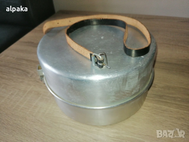 Продавам компактен алуминиев туристически комклект /съдове/ , снимка 7 - Други стоки за дома - 53990303