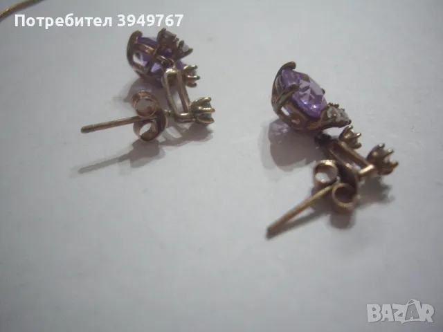 Стар много нежен и красив сребърен дамски комлект., снимка 4 - Бижутерийни комплекти - 49623321