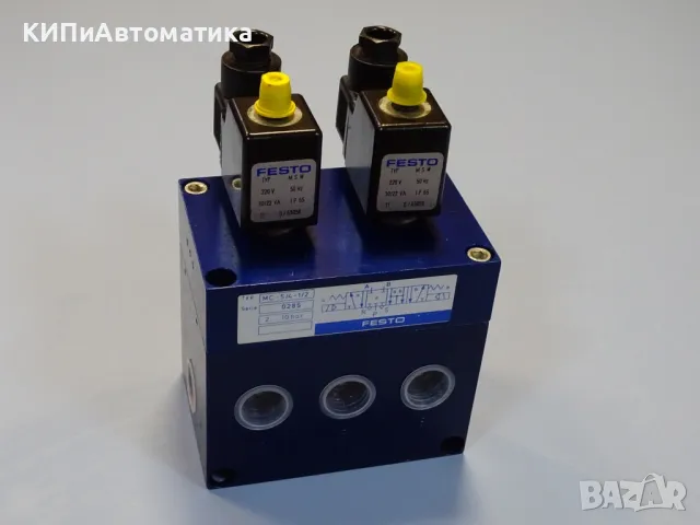 пневматичен разпределител Festo MC-5/4-1/2 Solenoid Control Valve 220VAC/24VDC