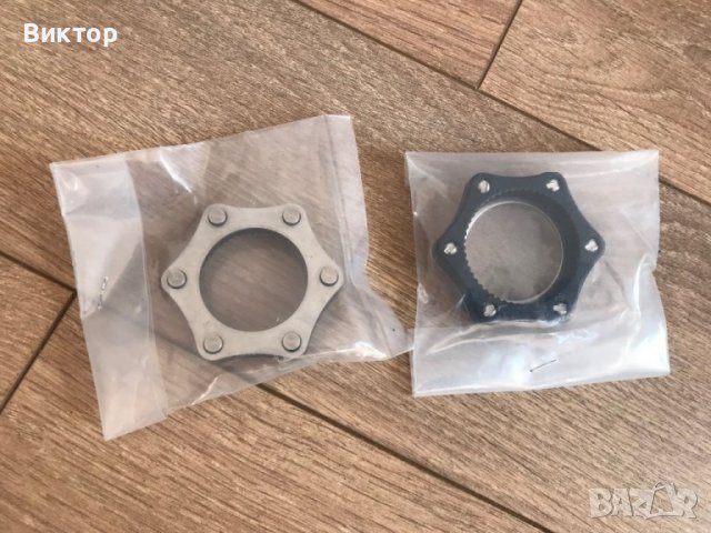 Адаптери за Диск 6 болта към Шлици, CENTER LOCK HUB, Hunt , снимка 1 - Части за велосипеди - 37540147