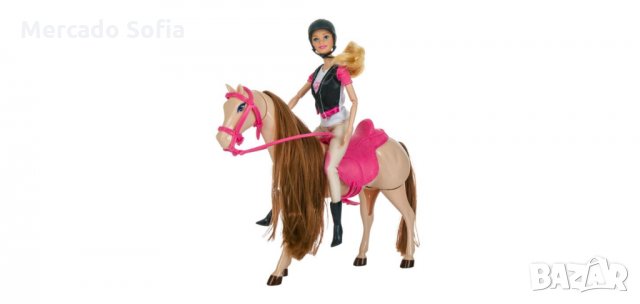 Кукла Бети Mercado Trade, Ездач с кафяв кон, снимка 1