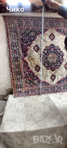 Стар плюшен ковьор за стена, снимка 8 - Антикварни и старинни предмети - 51522120