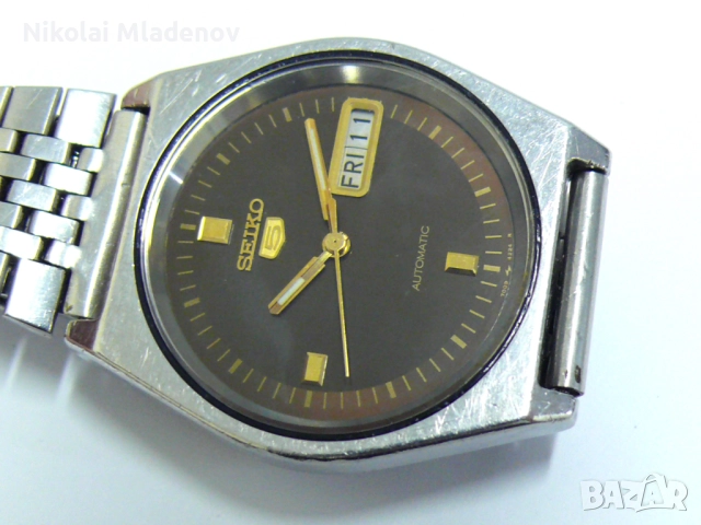 Автоматичен SEIKO 5 Мъжки ръчен часовник, работещ с Ден/Дата, снимка 9 - Мъжки - 52204909