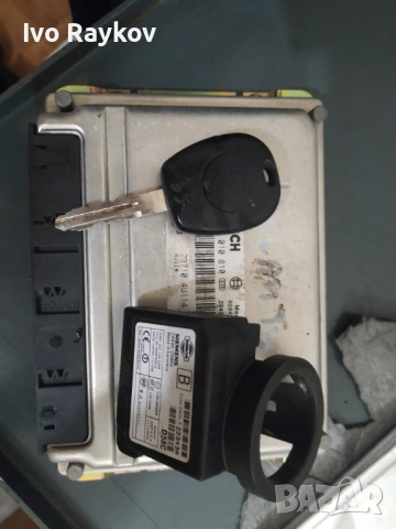 Контактен ключ с модул за имобилайзер за Nissan X-Trail , Tino, Almera , 28590 C9902, снимка 4 - Части - 53337522