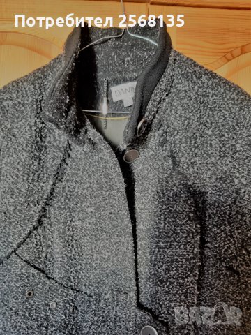 Красиво Палто/Манто на DANINI-Елегантно и Раздвижено с Декорации;№ 50, снимка 4 - Палта, манта - 38627426