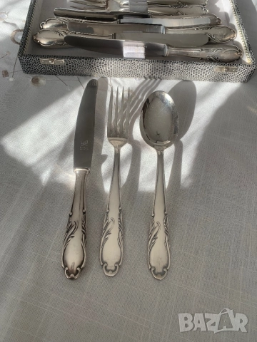 Комплект  прибори Солинген * СРЕБРО 100* 18 броя* За 6 човека, снимка 13 - Прибори за хранене, готвене и сервиране - 47997629