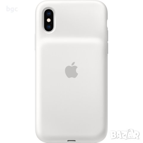 НОВ iPhone XS Smart Battery Case Калъф с акумулатор Apple за , White, снимка 3 - Резервни части за телефони - 44167332
