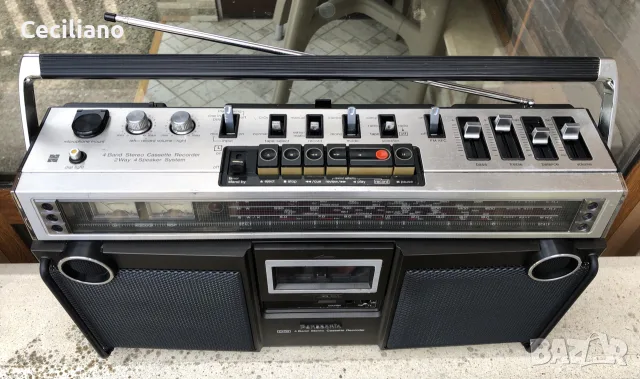 Panasonic RS-4350LJ 
Matsushita Electric – емблематичен японски радиокасетофон от края на 70-те !, снимка 4 - Радиокасетофони, транзистори - 55790524