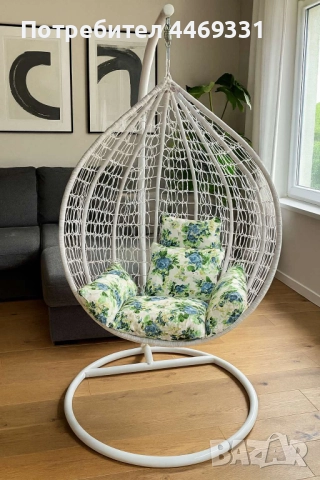 Люлка градинска висяща люлка тип гнездо,яйце–Промоция