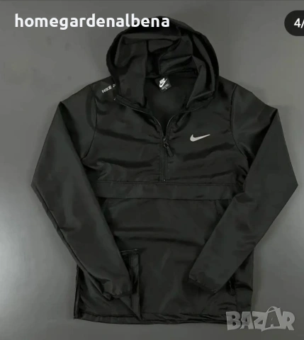 Мъжки ветроустойчив суичър Nike – Лек, стилен, функционален! 🏃‍♂️💨, снимка 4 - Спортни дрехи, екипи - 54316776
