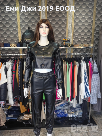 горна блузка кожа с копчета, снимка 3 - Корсети, бюстиета, топове - 44527767