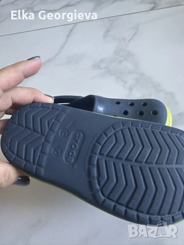 Оригинални детски чехли-сандали Crocs, снимка 9 - Детски джапанки - 55978988