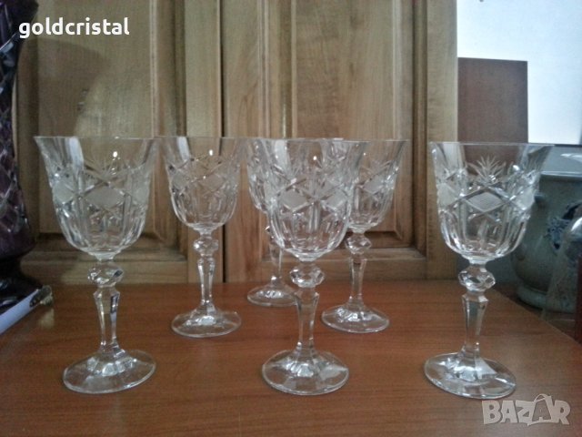 Кристални чаши Бохемия 