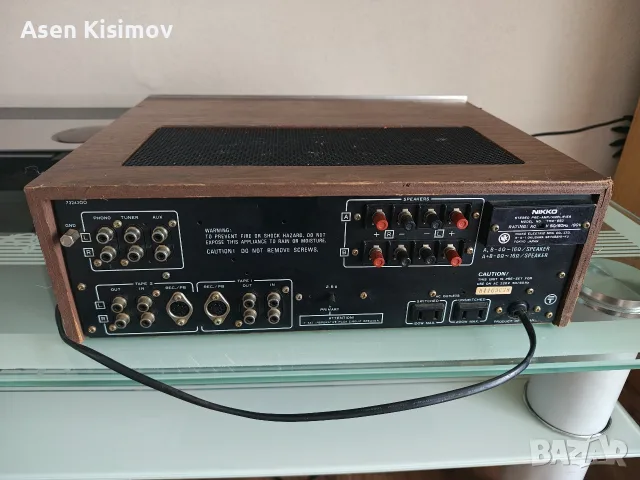 Nikko Trm-650 винтидж , снимка 9 - Ресийвъри, усилватели, смесителни пултове - 55727676