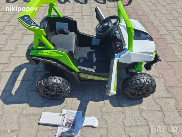 TEXAS акумулаторен джип GOBI GO зелен, снимка 2 - Детски велосипеди, триколки и коли - 55991003